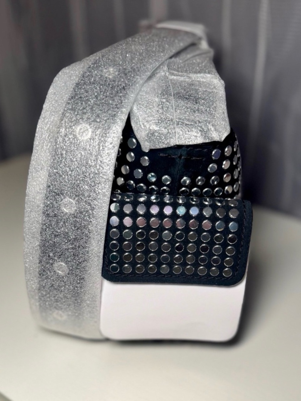 Michael Kors Black and Silver Studded Dakota Shoulder Bag - Picture 5 of 11
